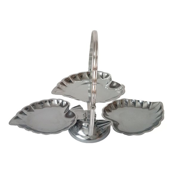 Vintage Dining Vintage Folding Tray Chromeware Folding Tray Folding
